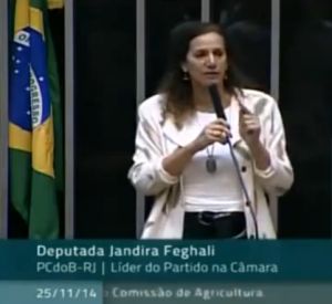 Jandira Feghali: “Senador Aécio Neves, Vossa excelência perdeu a eleição” Jandira Feghali